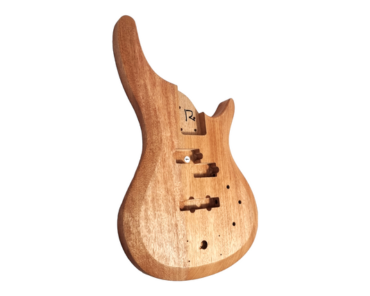 325BODY Solid mahogany body Electric Bass Guitar DIY