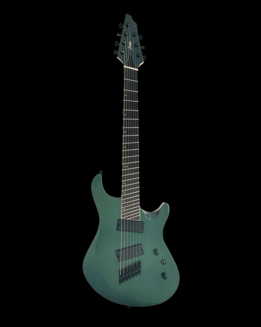 Haze 7-String Fanned Fret Built-in Preamp HAX Electric Guitar - Chameleon 7FFV