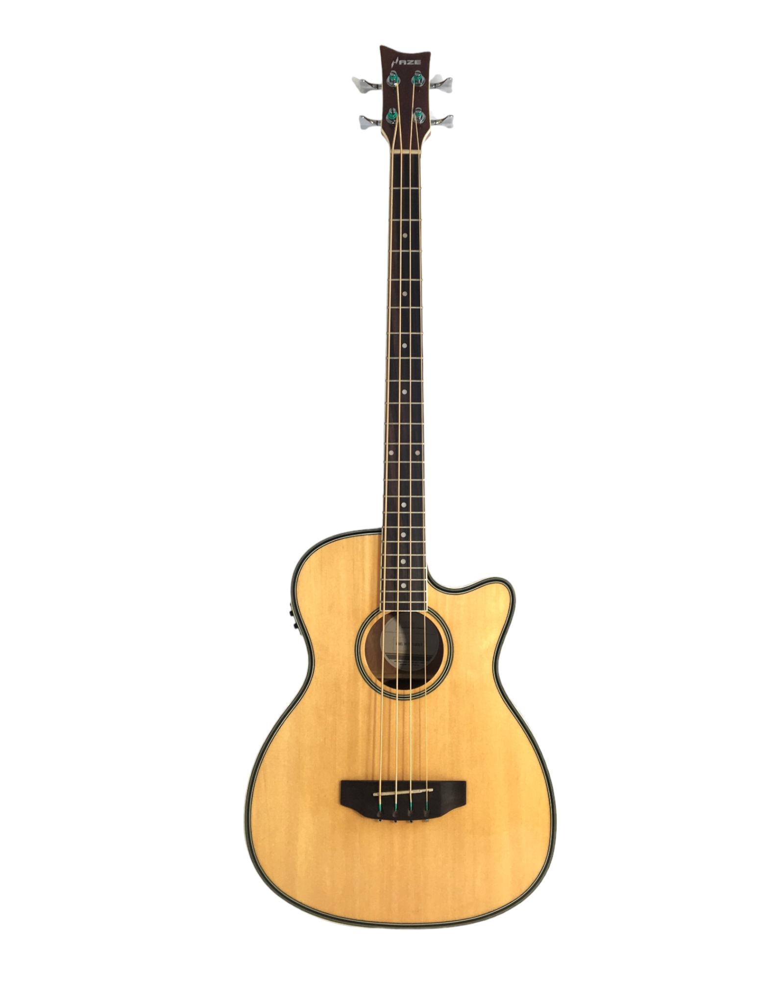 Haze 631BCEQ/MS Thin-Body Acoustic Guitar, Built-in EQ, Cutaway +
