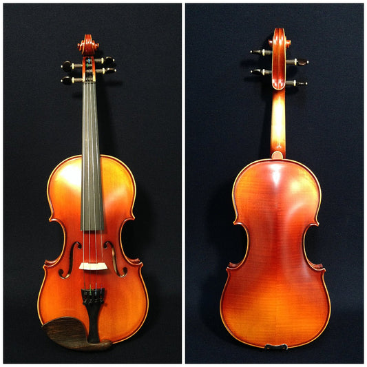 SJV02B Symphony 4/4 size Violin outfit w/Extra strings, Foam Hard Case, Bow, Rosin