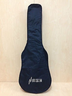 Haze HSEG01 Brand New Gig Bag for Electric Guitars, Black + 3 Free Picks