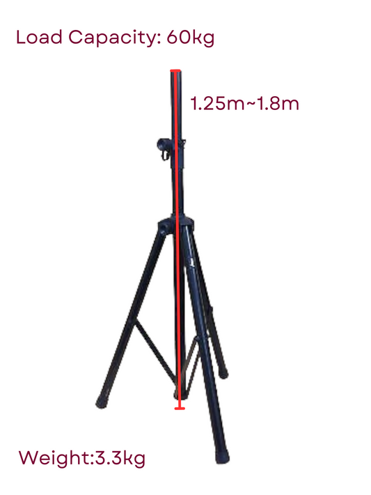 Haze SS005 DJ Speaker Tripod Stand, Height Adjustable