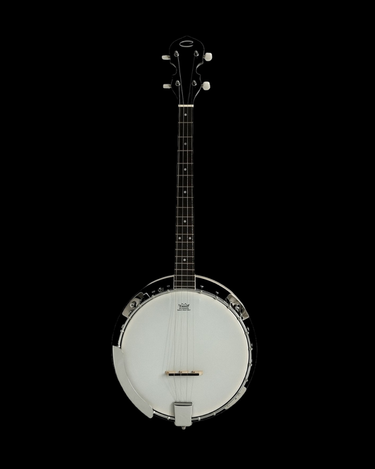 Caraya 4-String Mahogany Body Resonator Tenor Banjo - Natural BJ004EQ1