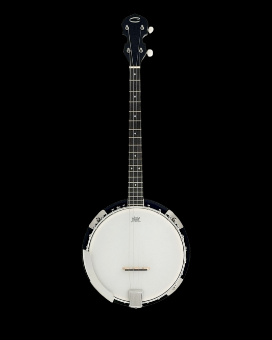 Caraya 4-String Mahogany Body Resonator Tenor Banjo - Natural BJ004