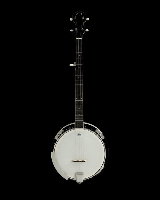 Caraya 5-String Mahogany Body Resonator Banjo - Natural BJ005EQ1