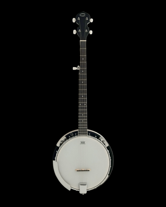 Caraya 5-String Mahogany Body Resonator Banjo with pickup - Natural BJ005EQ2