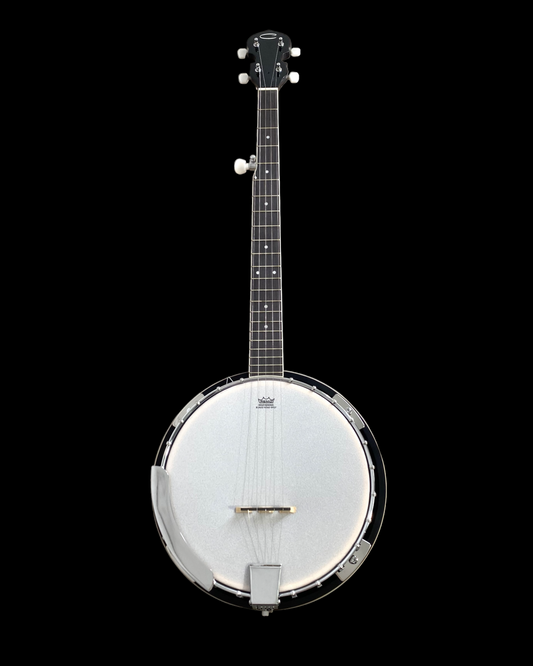 Caraya 5-String Mahogany Body Resonator Banjo - Natural BJ005