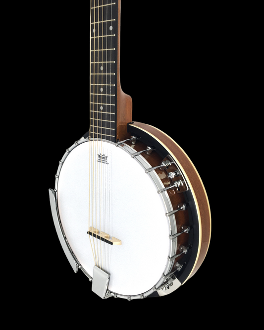 Caraya 6-String Mahogany Body Resonator Banjo - Natural BJ006