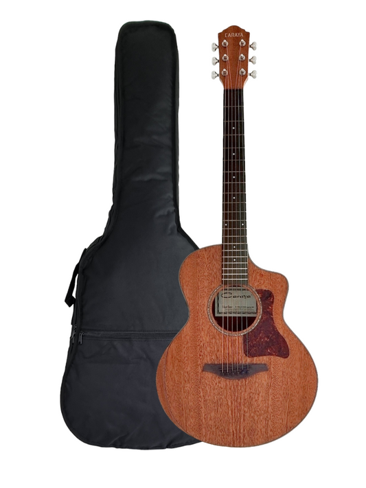 Caraya D36SAC All Mahogany Traveller Guitar D-36S