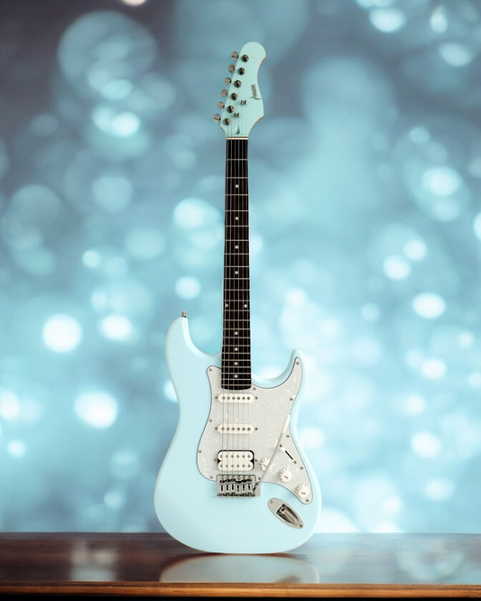 Haze HST Electric Guitar - Sonic Blue E211SONICBLUE