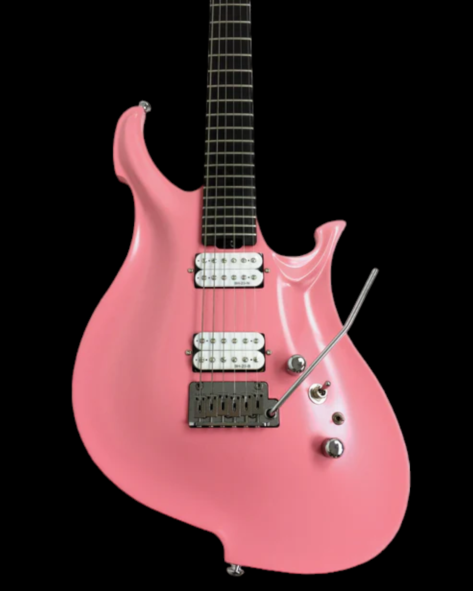 KOLOSS GT4PK Pink Aluminum Body Carbon Fibre Neck Electric Guitar
