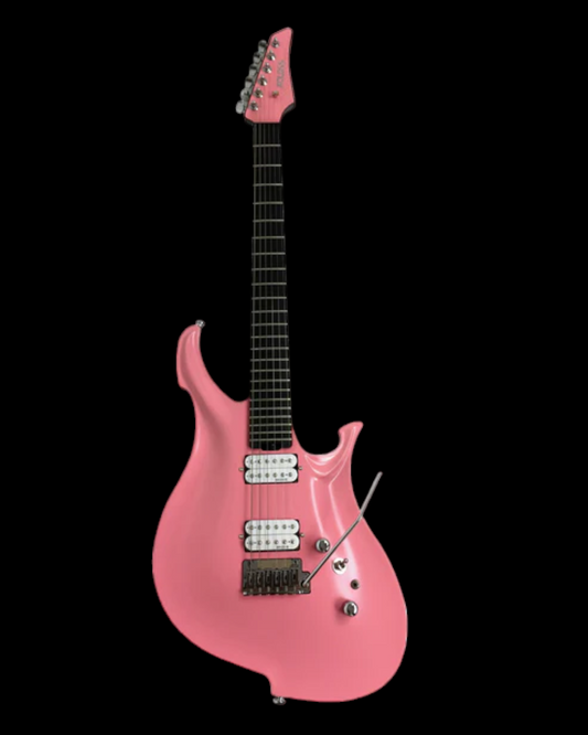 KOLOSS GT4PK Pink Aluminum Body Carbon Fibre Neck Electric Guitar