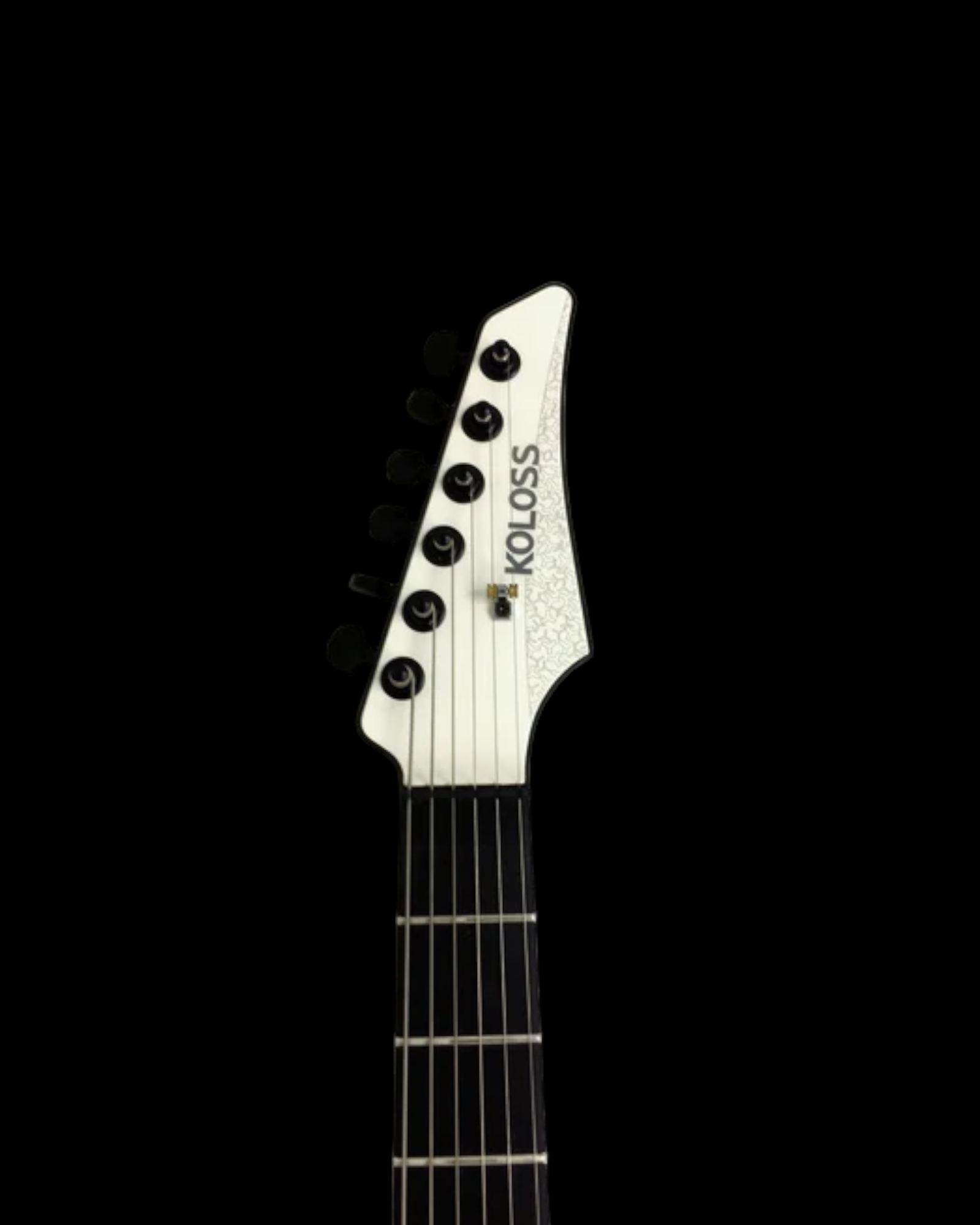 KOLOSS GT4WT White Aluminum Body Carbon Fibred Neck Electric Guitar