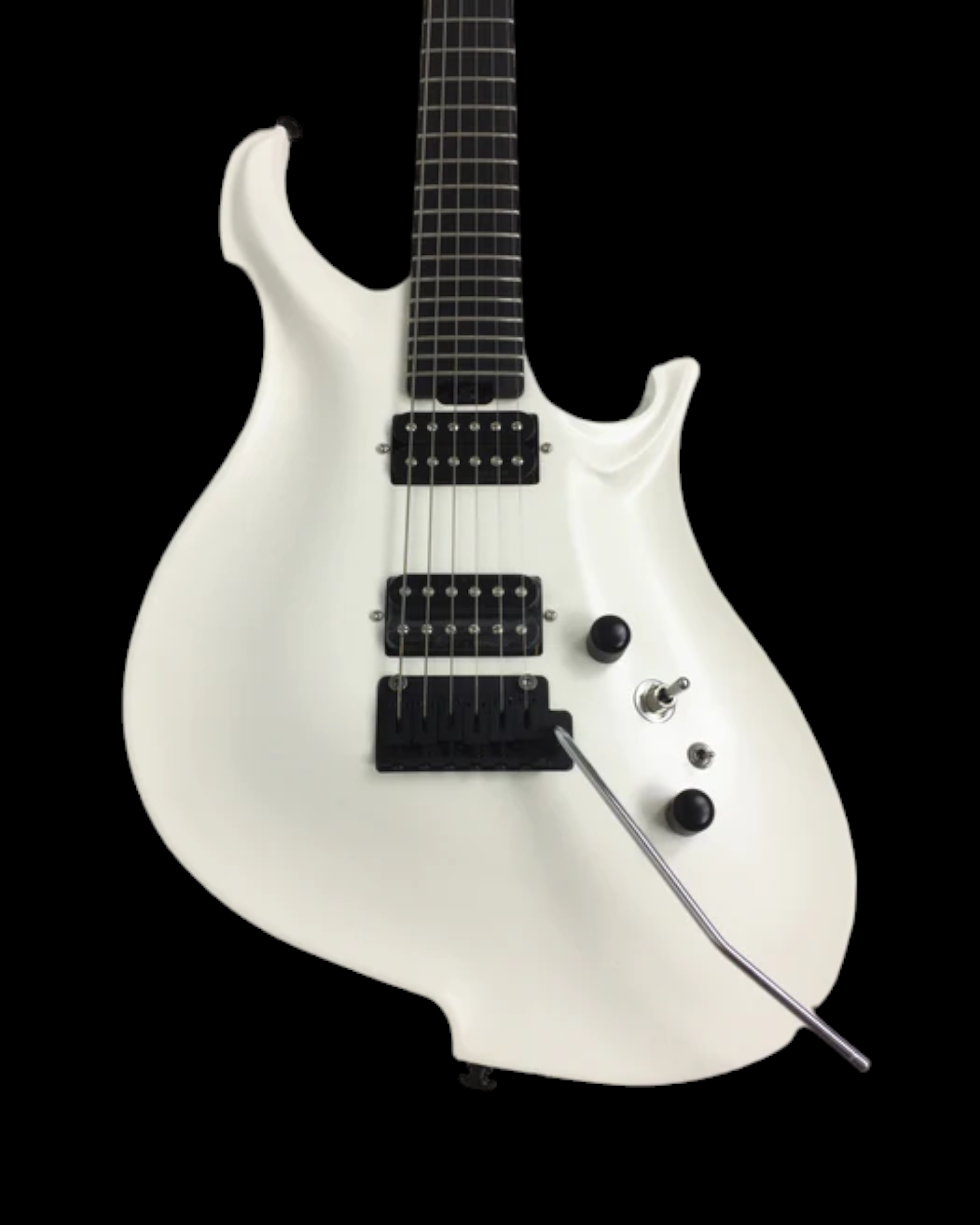 KOLOSS GT4WT White Aluminum Body Carbon Fibred Neck Electric Guitar