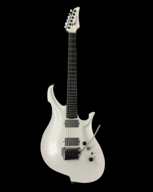KOLOSS GT6WH White Aluminum Body Carbon Fibre Neck Electric Guitar
