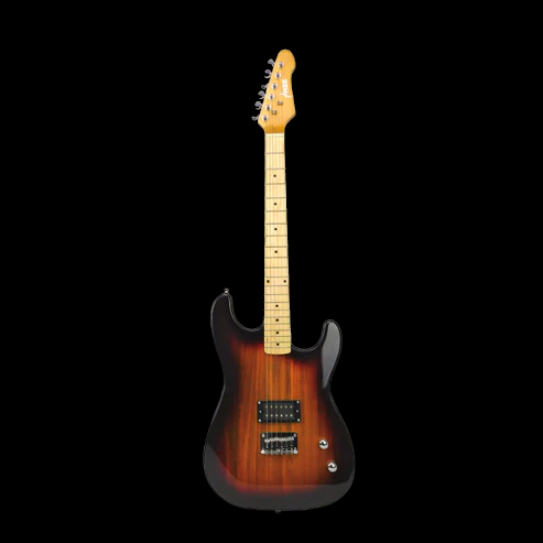 Haze HST Electric Guitar - HJS22STSB- Vintageburst, Available in 4/4 and 3/4 Sizes