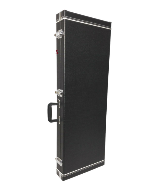 Haze Electric Bass Rectangle Hard Case with Lock - Black HC040PB