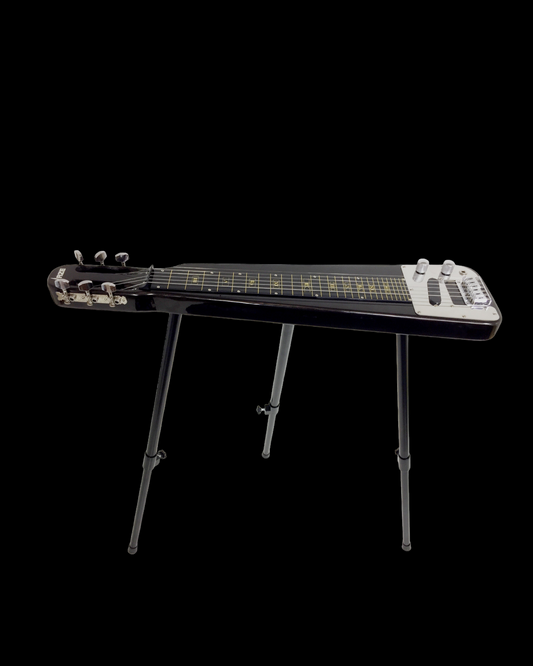 Haze Lap Steel Single Coil Height Adjustable Lap Steel Electric Guitar - Black HSLT1930MBK