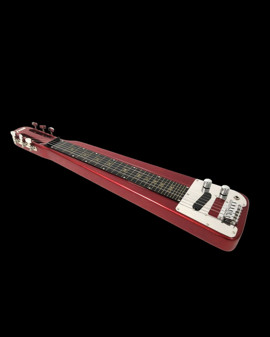 Haze Lap Steel Single Coil Height Adjustable Lap Steel Electric Guitar - Red HSLT1930MRD