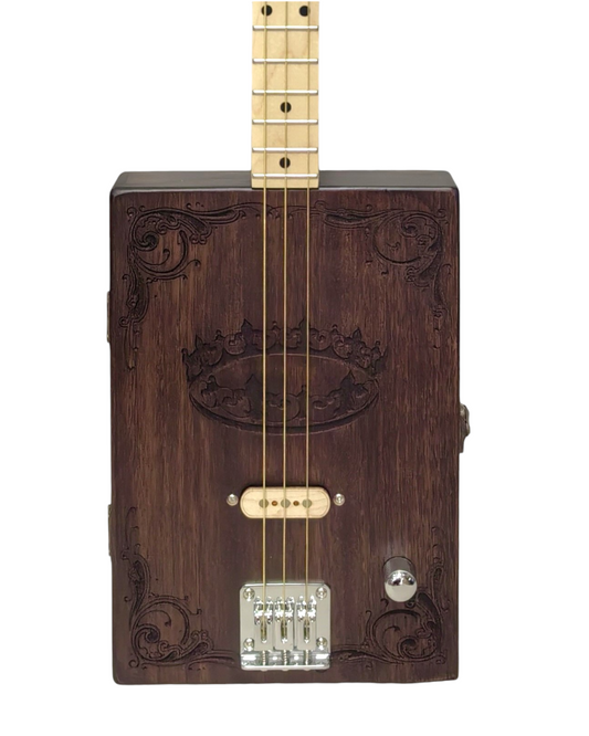 Haze Mahogany Cigar Box Guitar - Brown HX58  DIY kits