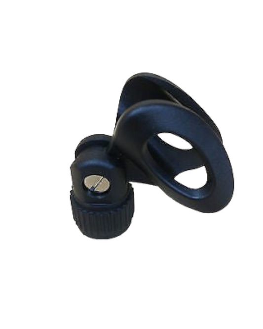 Haze MS045 Flexible PVC, Screw Mount Microphone Clamp Clip, 5/8” Thread