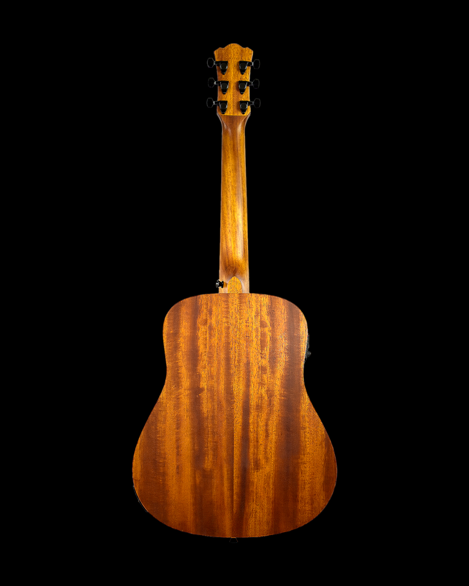 Caraya Safair 34 EQ All Mahogany Acoustic Guitar W/built-in Eq,tunerfree  Bag 