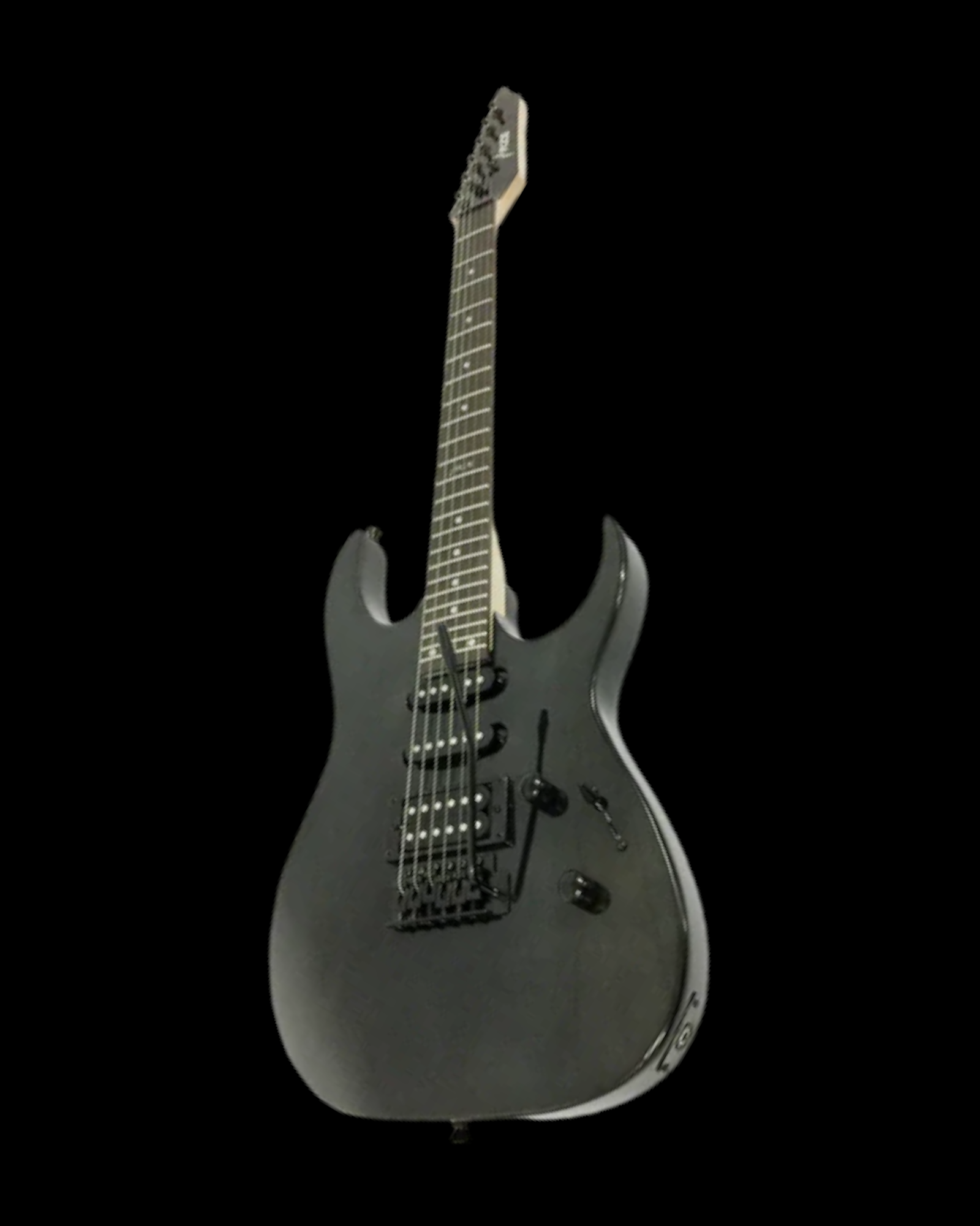 Haze Maple Neck HSH Tremolo HRG Electric Guitar - Black SEGLG4DBK