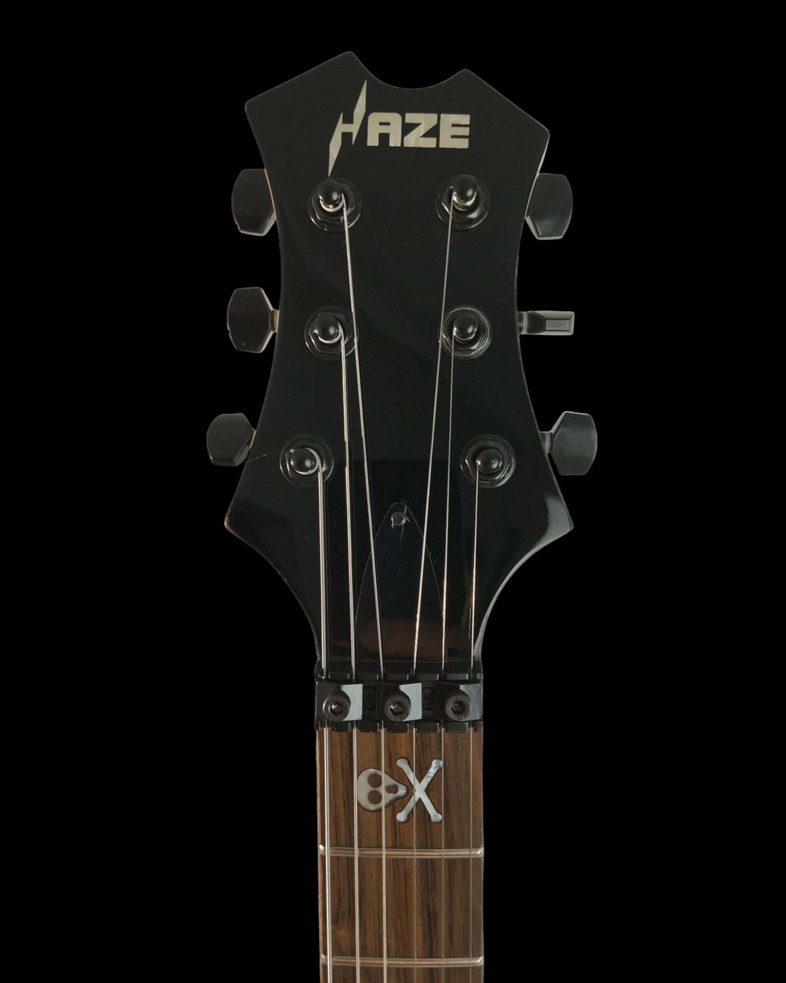 Haze Flying V Style HH Floyd Rose HFV Electric Guitar - Grey SFV40J