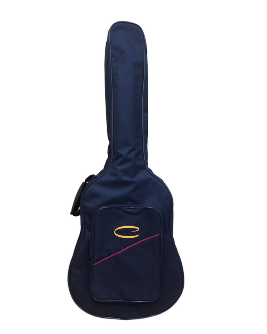 Caraya SPTCG39D Economy Classical Guitar Soft Bag, Black, Backpack, 5mm Padded