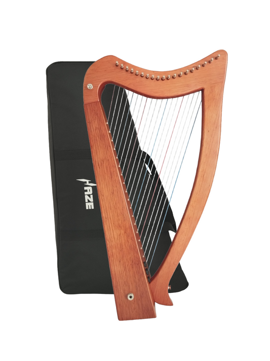 Harmony Perfected: Explore the HAZE EQ-Enhanced 19-String Mini Harp- WH19MHEQ