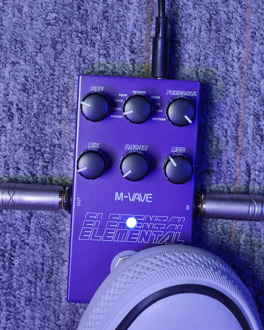 M-Vave Elemental Guitar Delay Effects Pedal / 9 Delay Effects - ELEMENTAL