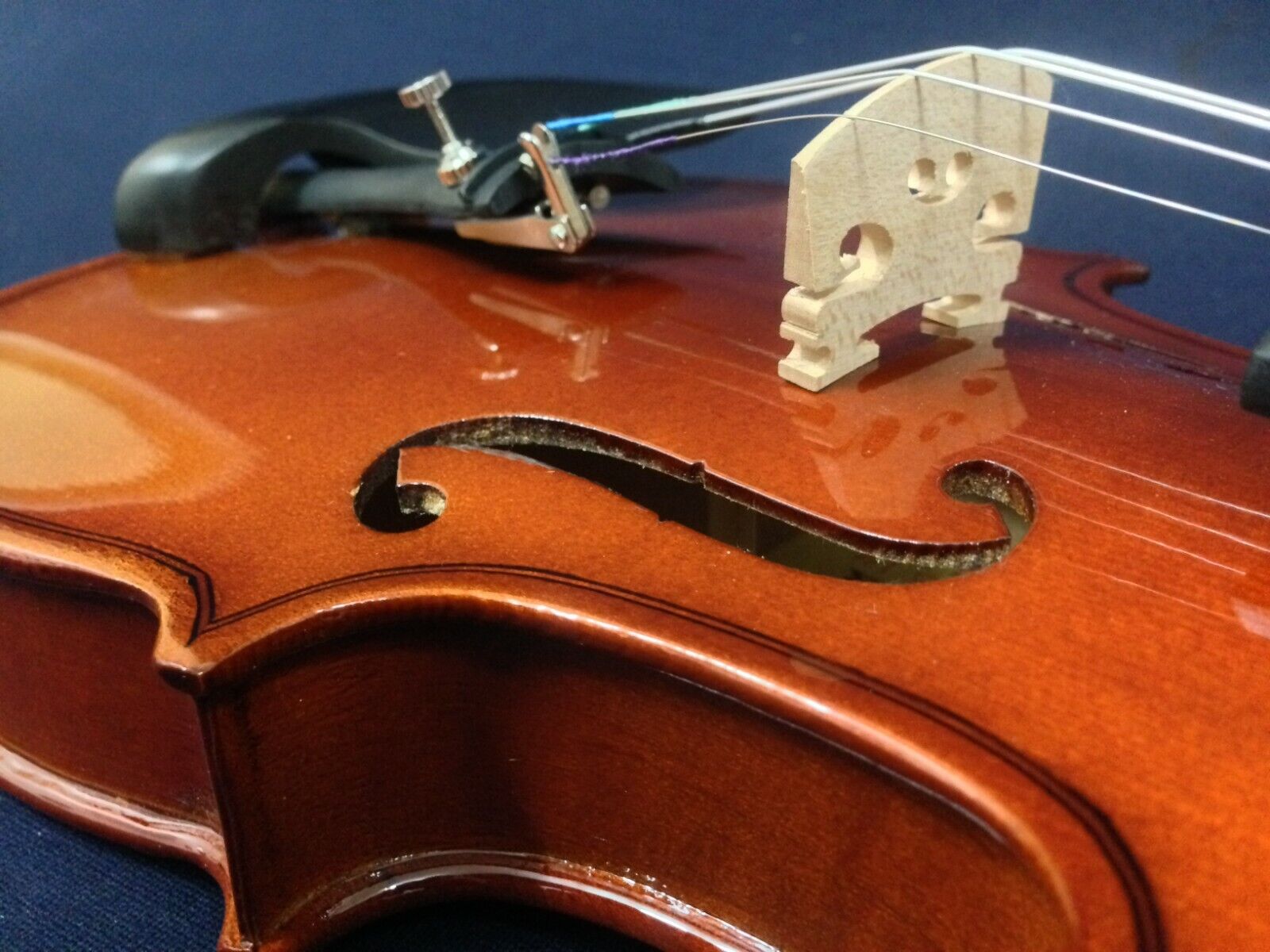 Kapok V005 1/4 Size Violin + Foam Case, Chin Rest, Bow, Rosin & String Adjust