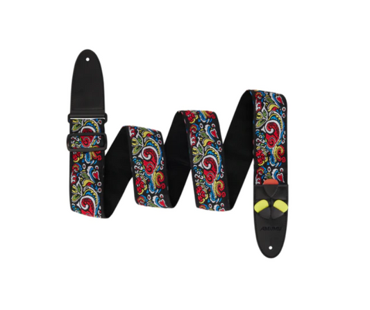 Amumu Love Flower Guitar Strap - CO35J