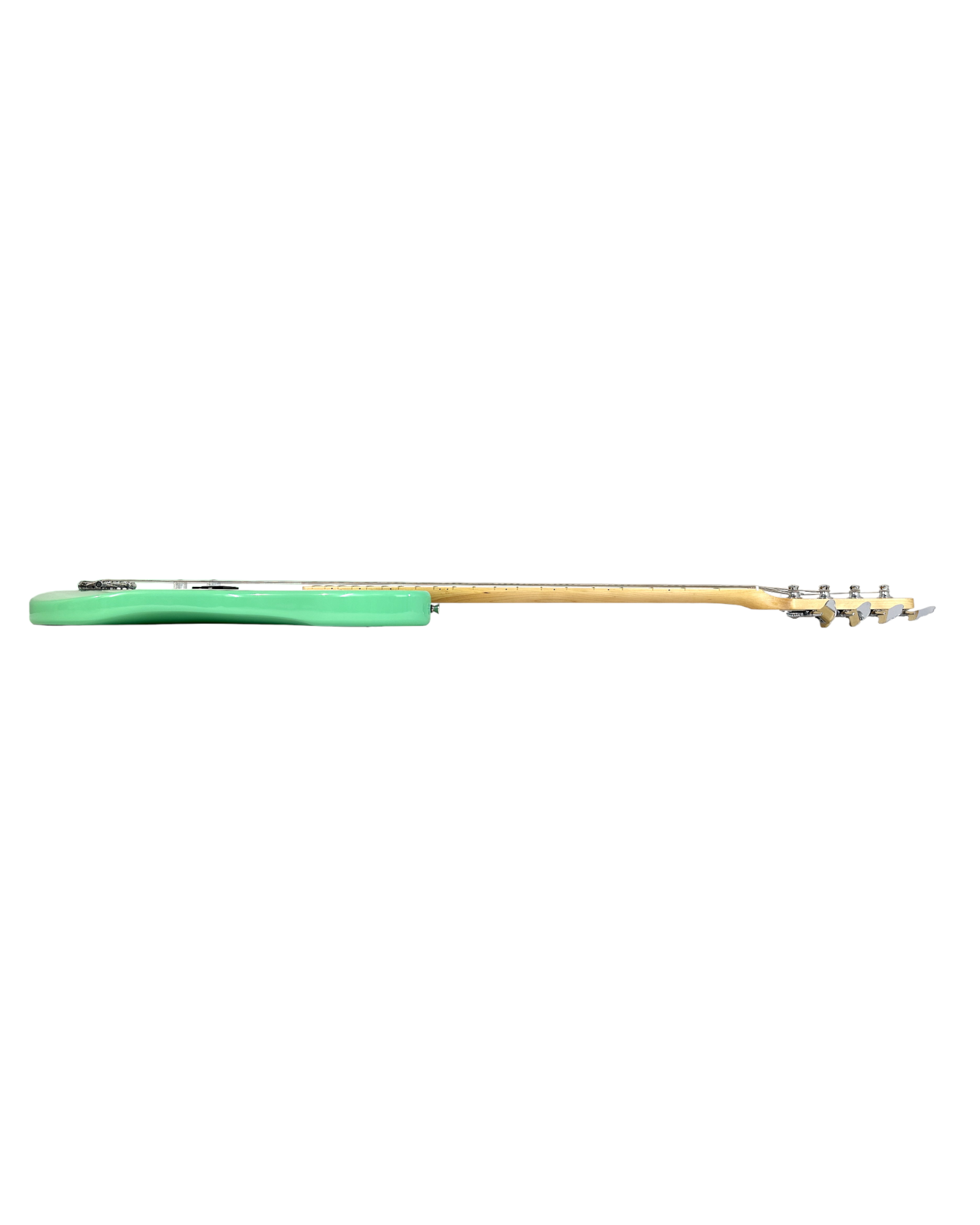 Haze Left Handed Basswood Seafoam Green Electric Bass Guitar - Surf Green STPB172GNLH