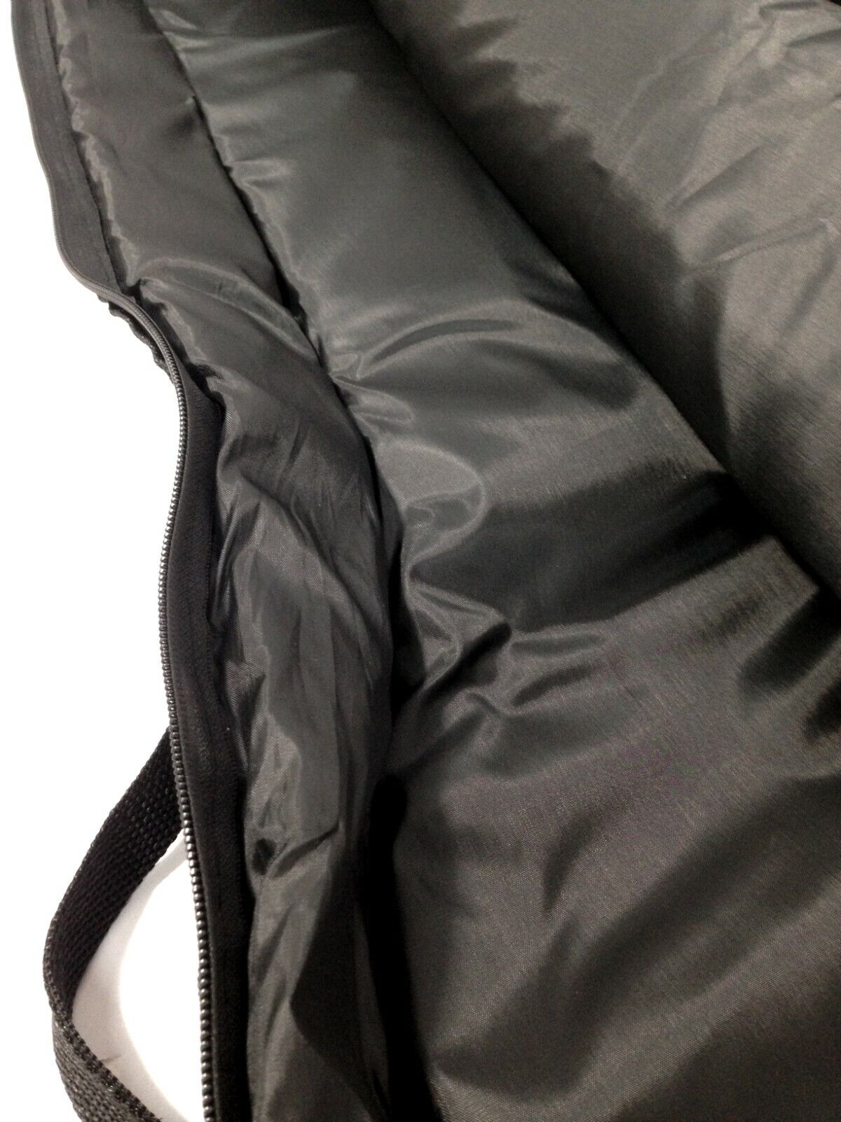 Haze Double Neck Electric Guitar Bag, 5mm Padded,Black, Full Size. PBE19010DBBAG