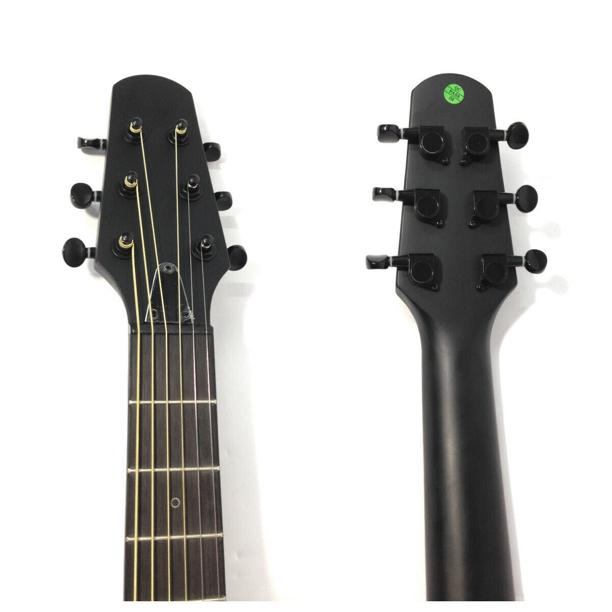 Haze Roundback 38" Traveller Built-In Pickups Acoustic Guitar - Green HSDP836CGR