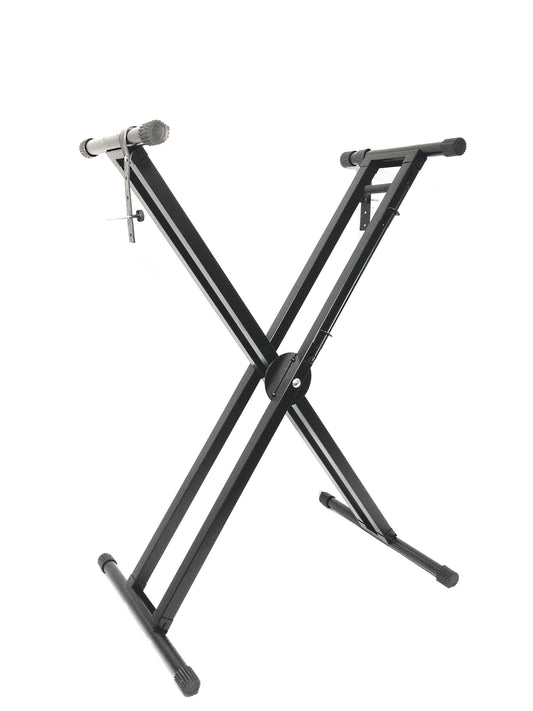 Professional Height Adjustable Folding X Type Double-Braced Keyboard Stand HJ-KBX4