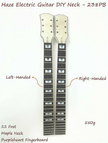 LP style electric guitar DIY neck E238PB, 22 Fret, Right and Left Handed