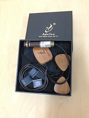Adeline AD86 Wooden 3-Way Piezo Pickups for All Acoustic Instruments