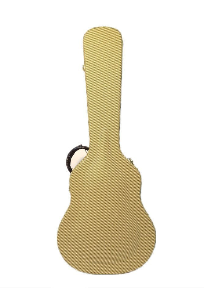 Haze HPAA19020HA Gold Tweed Hard Guitar Case for ES335 Gibson Lockable