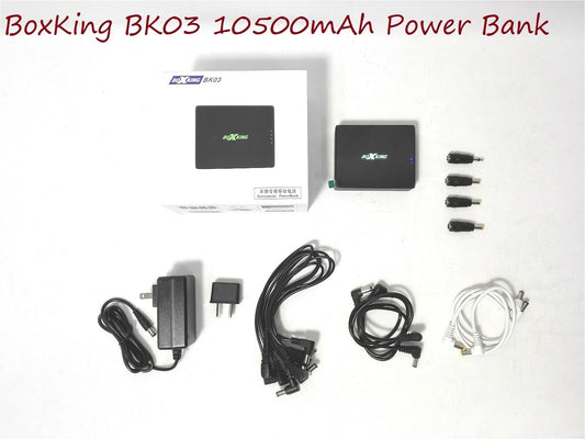 BoxKing BK03 Noise-free Portable Power Bank for Pedalboard/Musical Instruments, 10500mAh