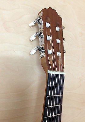 Caraya Solid Spruce Mahogany Nylon String Classical Guitarlele - Natural C28SN