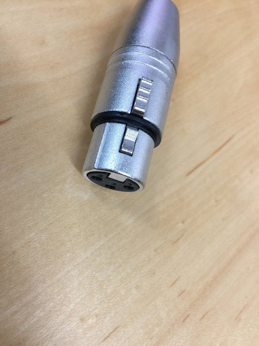 Haze TE005 Female to 6.35 Male Mono Microphone Adapter Connector
