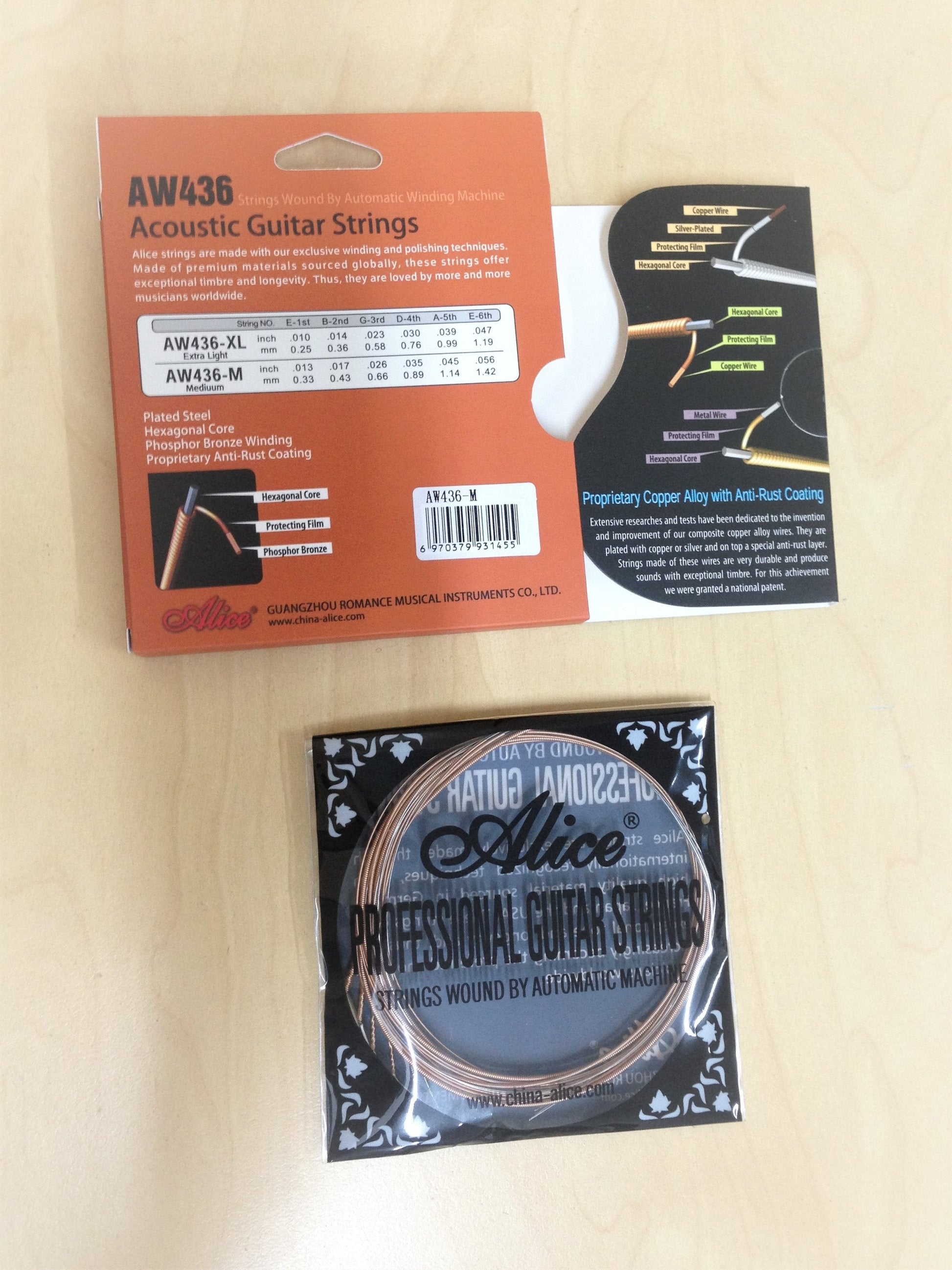 Alice AW436M Professional Acoustic Guitar Concert Strings