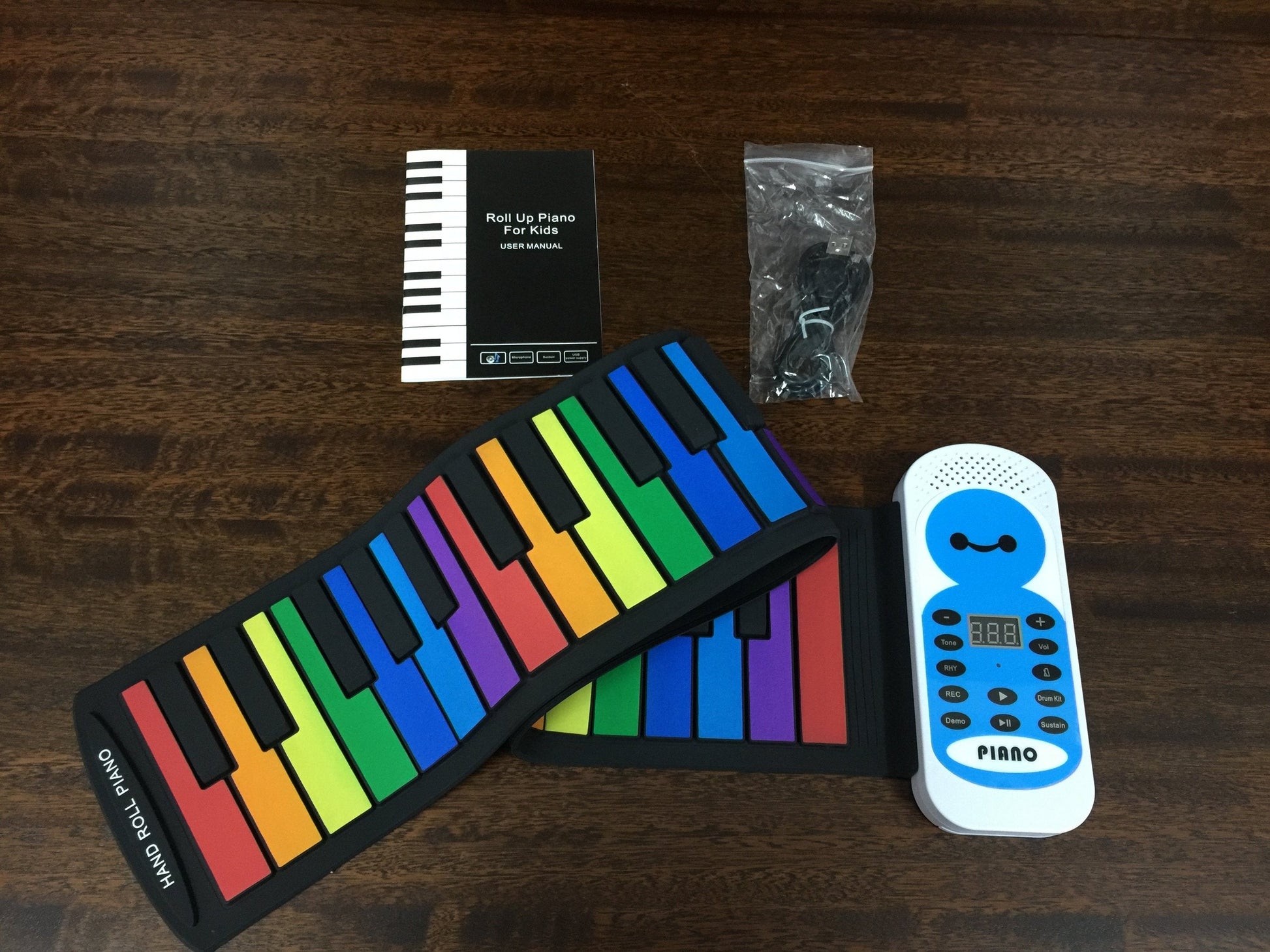 49 Key Electronic Roll Up Piano Kids Flexible Keyboard|PE49C|