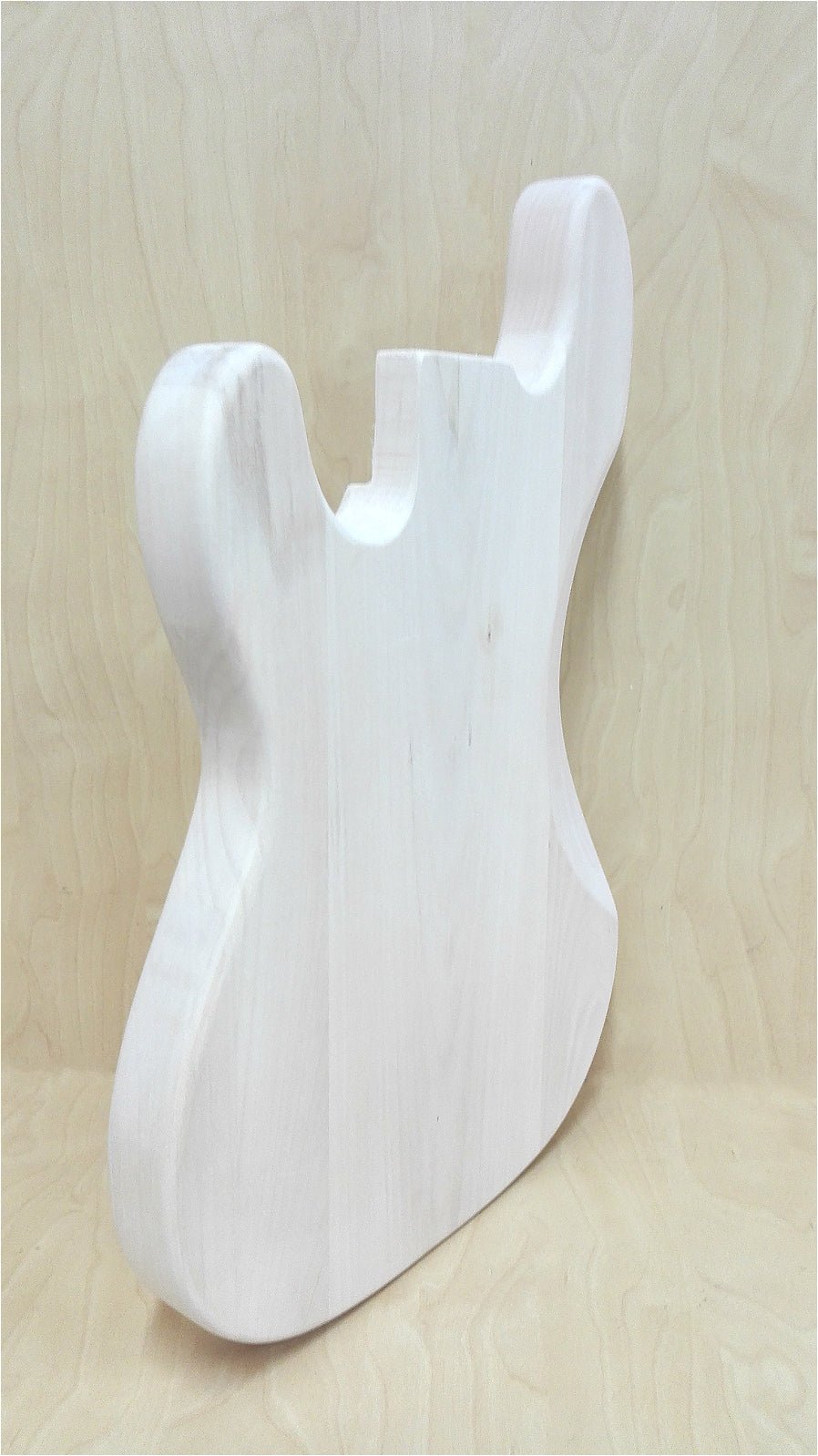 HSPB1910PLBO Solid Poplar Electric Bass Guitar Body, Pre-Drilled, Polished