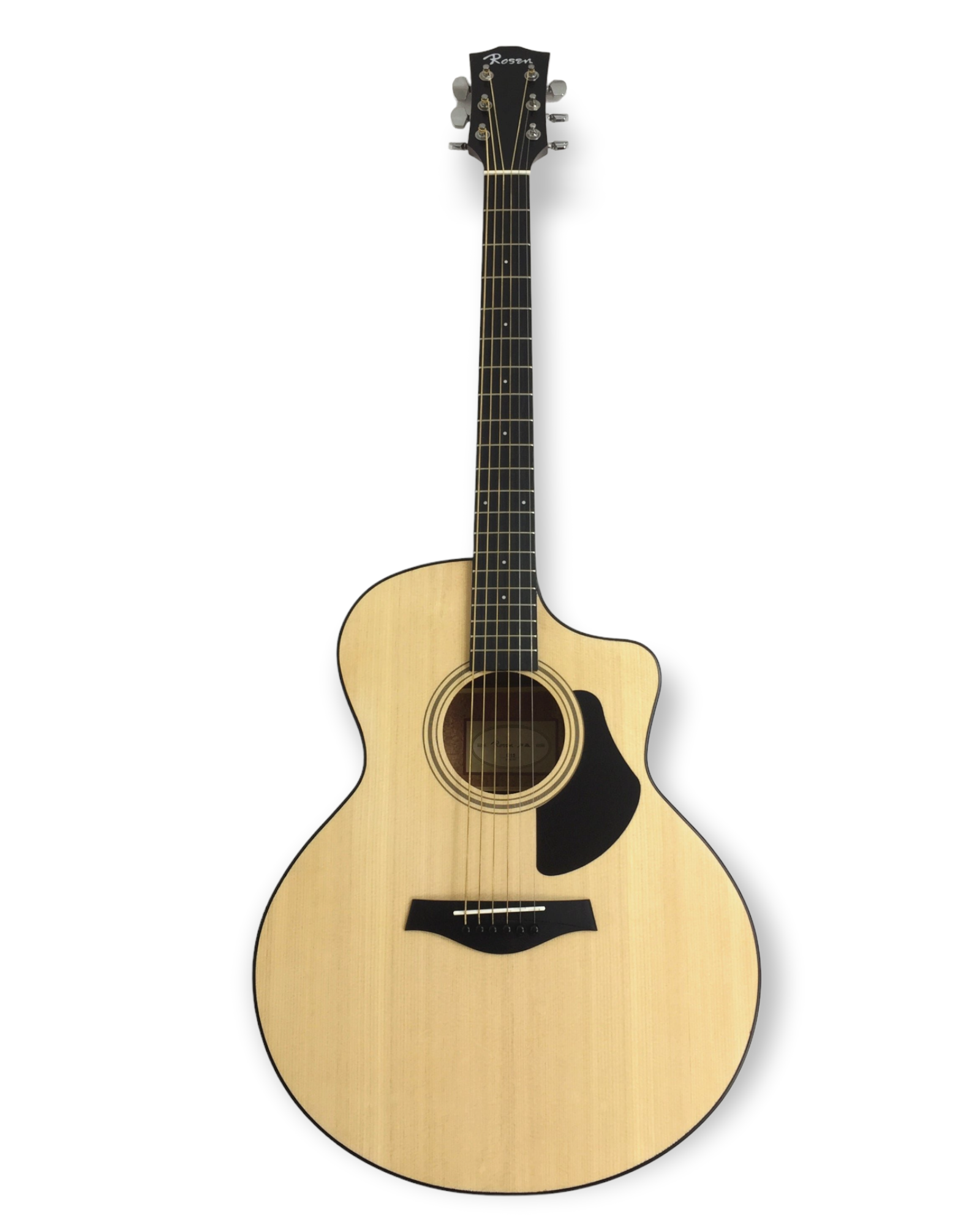 Rosen Solid Spruce Top Mahogany Neck OM Cutaway Acoustic Guitar - Natural G15JFCN