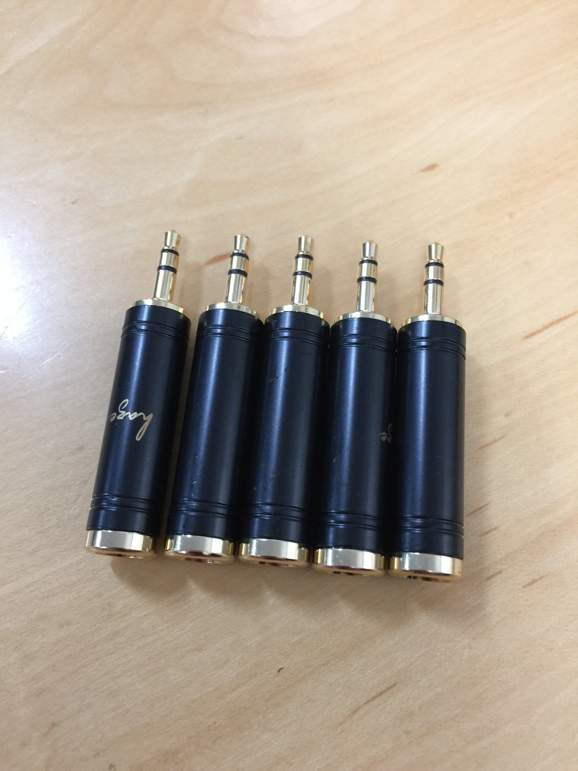 Haze KT084 6.35mm Socket to 3.5mm Male Jack Plug Audio stereo Adapter